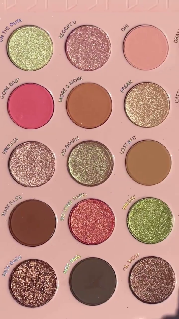 Literally Me x Gone Bad Eyeshadow Palette – 30 Bold & Shimmery Shades for Striking Looks, From Soft Launch to Full Glam with Kick Back Vibes - Image 3