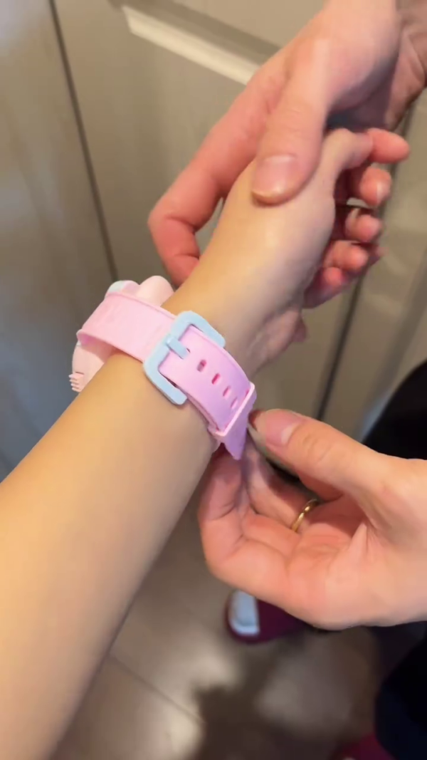 Cute Cartoon Wearable Mini Fan Watch with Adjustable Strap – Portable USB Rechargeable Wristband Cooling Fan for Kids and Adults, Lightweight Silent Operation with Soft Blades and One-Touch Activation – Ideal for Summer, Outdoor Activities, and Travel - Image 2