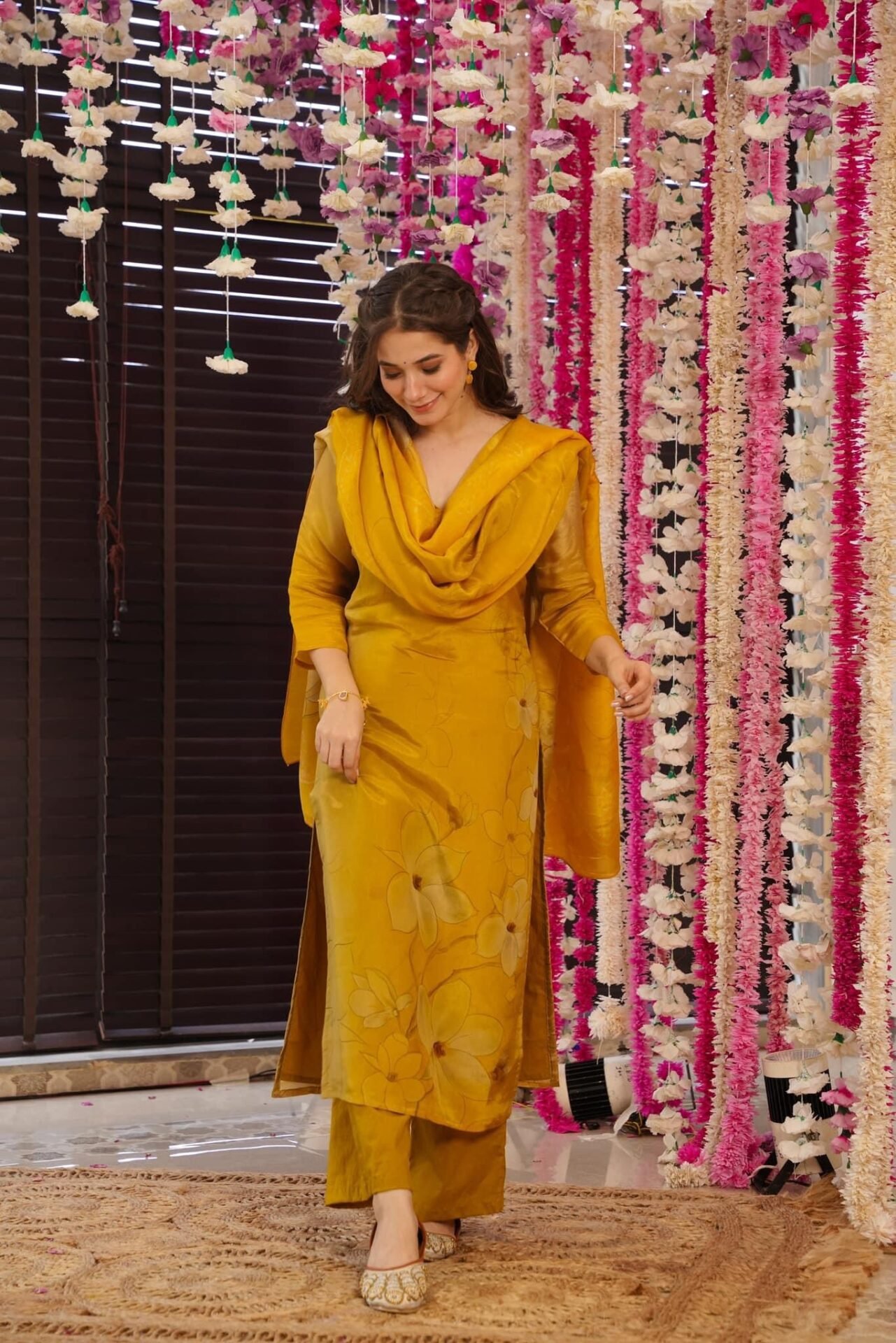 Meera yellow Kurta set - Image 4