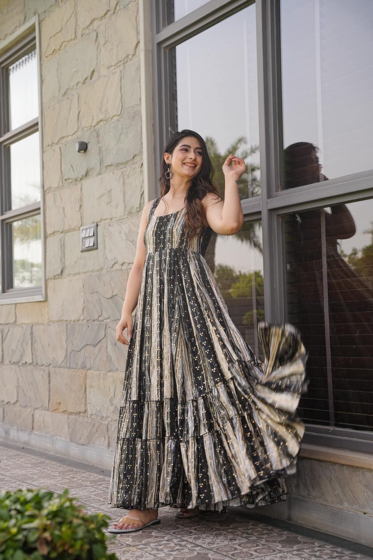 Kayla RAYON BLACK DRESS