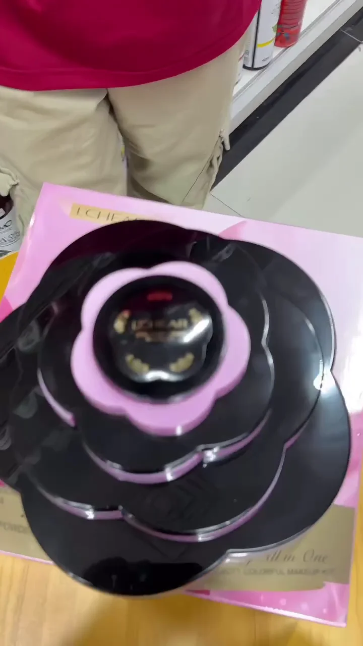 Dazzling Daily Glam Organizer with Eyeliner, Mascara & Lip Gloss with 45+ Intense Shades – Elegant Refillable Box, Perfect for Daily, Party & Bridal Makeup