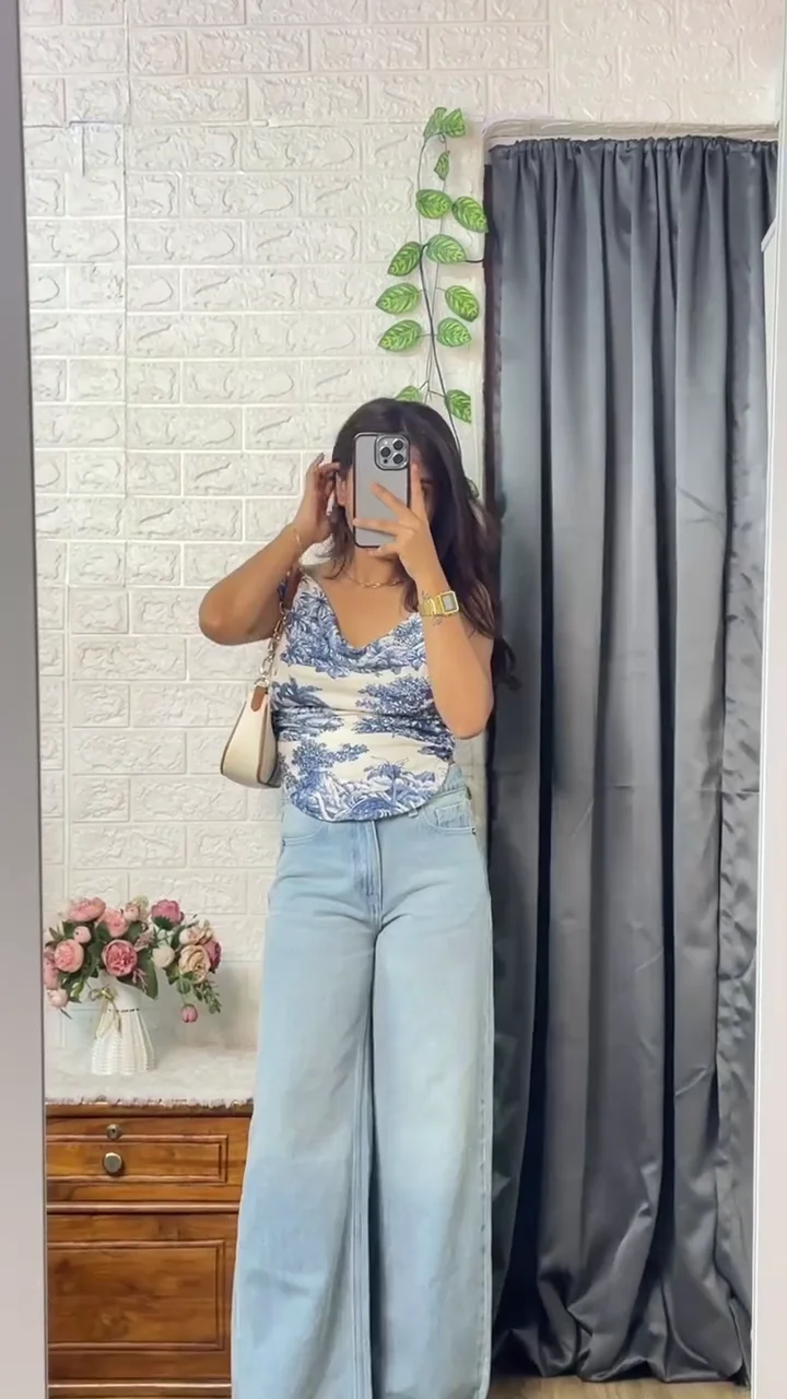 Lavender Organza Saree with Sequin Work and Pearl Embellished Blouse