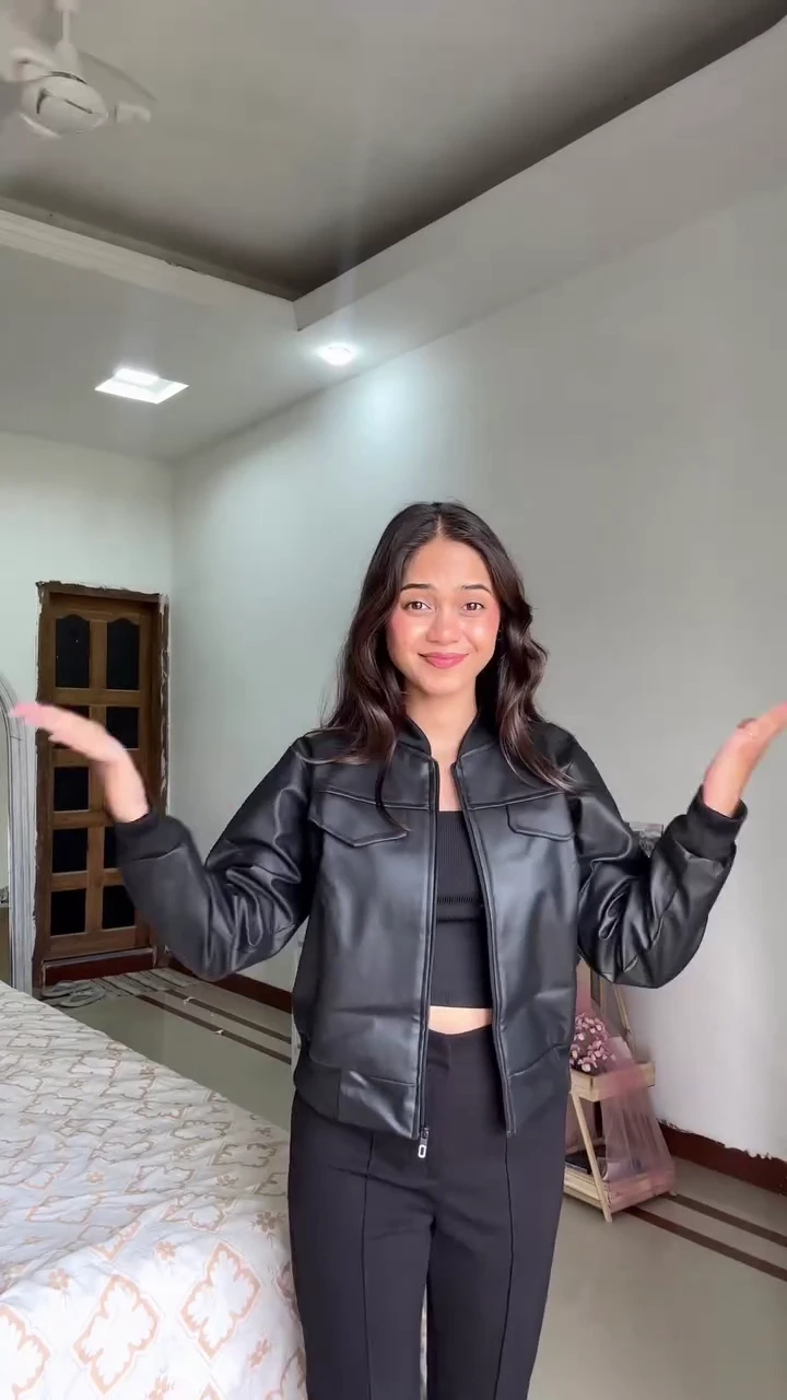 Classic Leather Jacket for woman– Stylish, Durable, and Perfect for Every Season